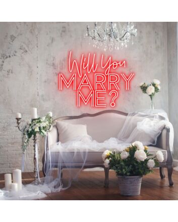 Will You Marry Me Timeless Neon for Romantic Proposals
