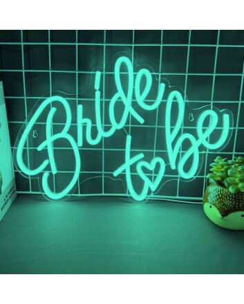 Bride To Be Neon Elegance for Bridal Showers