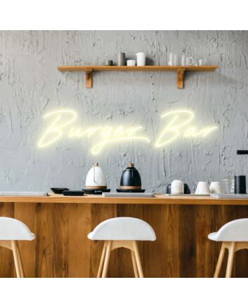 Burger Bar Inviting Neon for Burger Bars