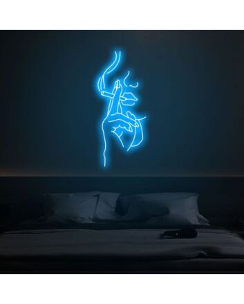 Silhouette Cigarette Sleek Neon for Contemporary Rooms