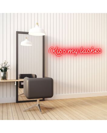 Kiss My Lashes Elevate Lash Beauty with Stylish Neon