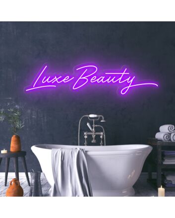 Luxe Beauty Illuminate Beauty and Sophistication with Neon