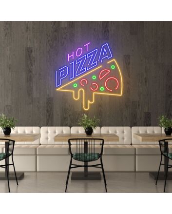 Customize Hot Pizza Light Up Your Pizza Passion with Neon