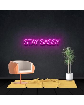 Stay sassy Showcase Your Wit with Bold Neon