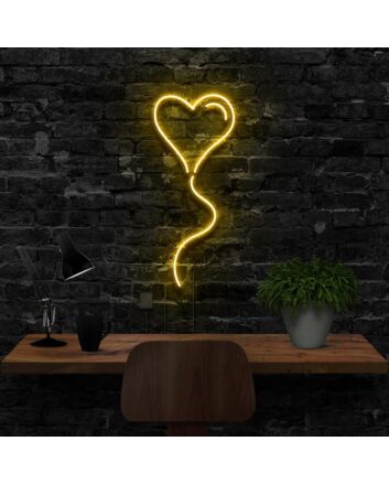 Heart Balloon Add Light-hearted Charm with Neon