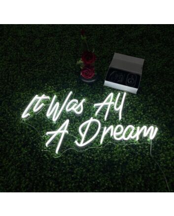 It was all a dream Reflect on Dreams and Aspirations with Dreamy Neon