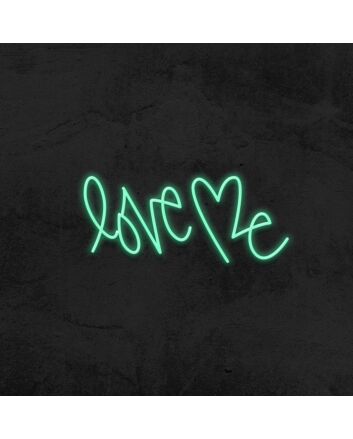 Love me Embrace Bold Romance with Eye-catching Neon