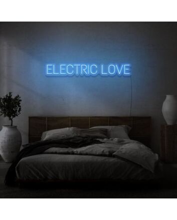 Electric Love Illuminate Love&#039;s Spark with Vibrant Neon