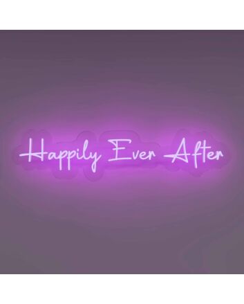 Happily Ever After Illuminate Your Love Story in Neon
