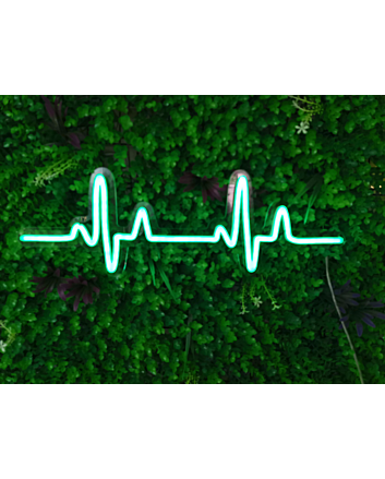 Heartbeat Feel the Pulse of Life with Neon Art