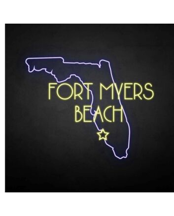 FORT MYERS BEACH neon sign