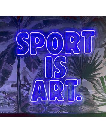 Sport is an art form Neon sign