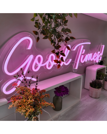 Radiant Moments Good Times Neon Sign