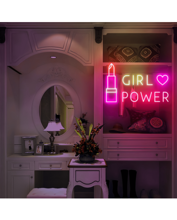 Girl Power Make up Neon Signs