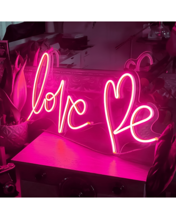 Love Me Neon Sign: Illuminate Your Space with Affection and Warmth