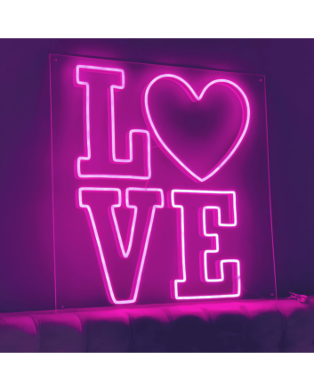 Love Neon Sign: Radiate Affection and Warmth in Style