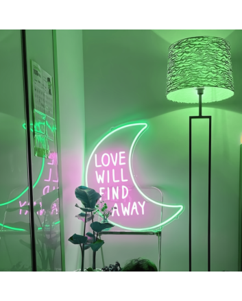 Love Will Find a Way Neon Sign: Let Your Heart Shine Brightly