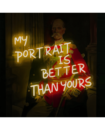 My Portrait Is Better Than Yours: Illuminate Your Pride with Neon