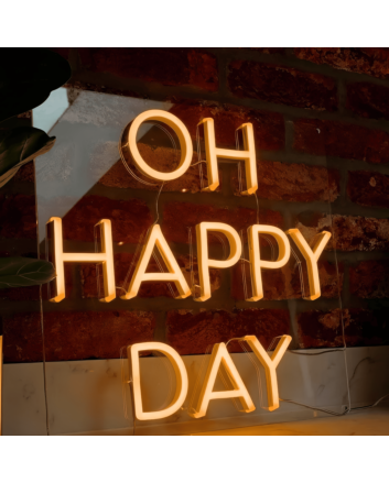 Oh Happy Day: Illuminate Your Joy with Neon!