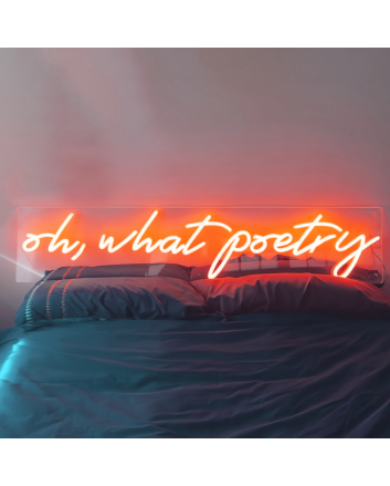 Oh What Poetry: Illuminate Your Space with Artistic Expression!