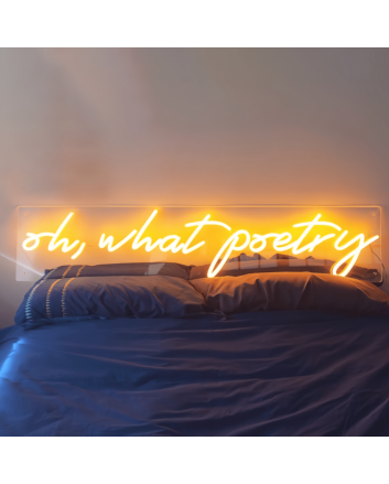 Oh What Poetry: Illuminate Your Space with Artistic Expression!