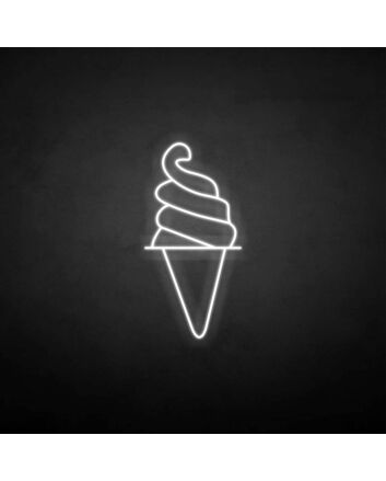 &#39;Cylinder Ice Cream&#39; neon sign