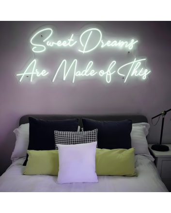 Sweet Dreams Are Made Of This: Illuminate Your Night with Heavenly Glow - Neon Sign