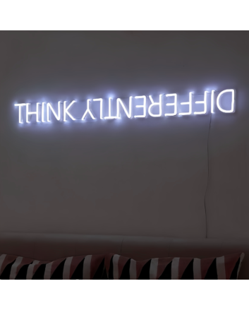 Think Differently: Illuminate Your Mind with Neon Brilliance