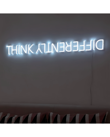 Think Differently: Illuminate Your Mind with Neon Brilliance