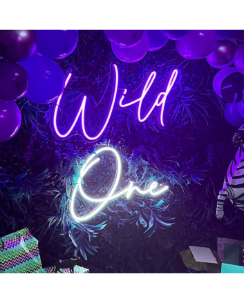Wild One Neon Sign: Embrace Adventure with Neon Glow