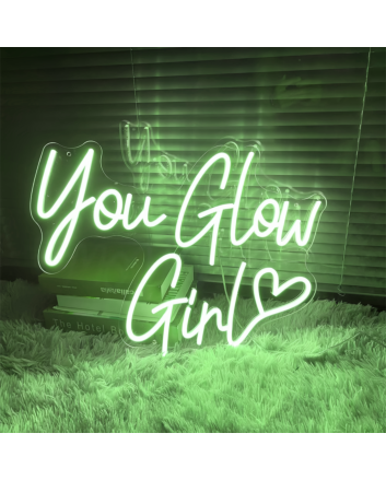 You Glow Girl: Shine Bright with Neon Radiance