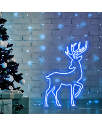 Christmas Reindeer: Add a Touch of Holiday Magic with Neon Glow