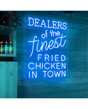 Dealers Of The Finest Fried Chicken In Town: Light Up Your Space with Neon Flavor