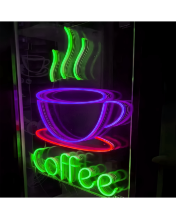 Customize Coffee With Cup: Light Up Your Space with Neon Caffeine