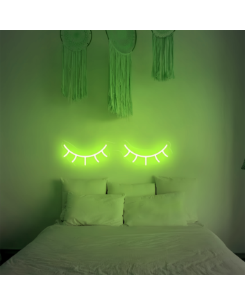 Lashes: Illuminate Your Space with Neon Glamour