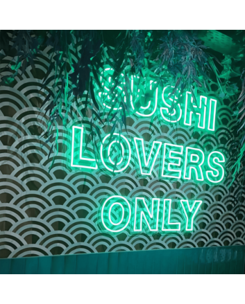 Sushi Lovers Only: Light Up Your Space with Neon Sushi