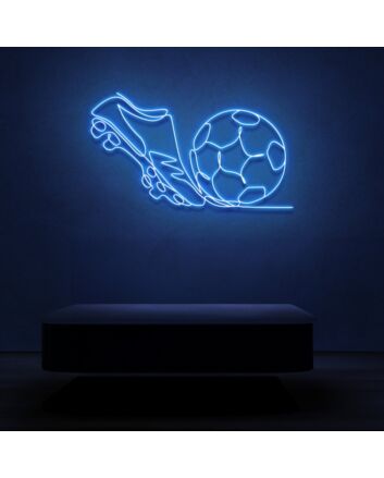 Soccer and Boot Logo for the Ultimate Football Fan for Bar Bedroom Cafe Restaurant From 30 inch