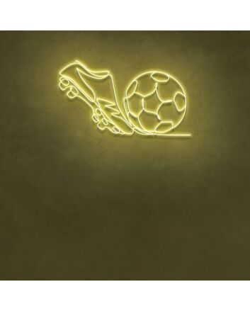 Soccer and Boot Logo for the Ultimate Football Fan for Bar Bedroom Cafe Restaurant From 30 inch