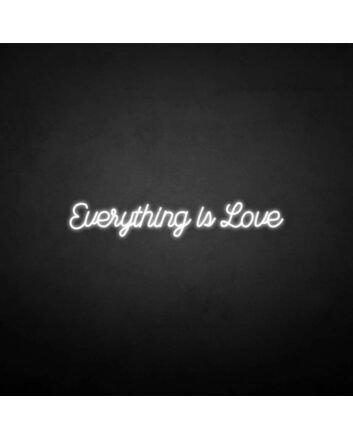 All is love&#39; neon sign