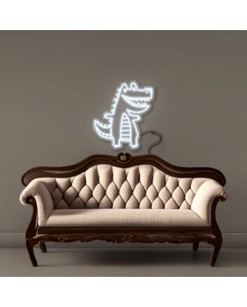 Doodle Crocodile Led Neon