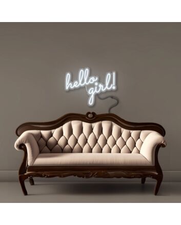 Hello Girl Led Neon Signs