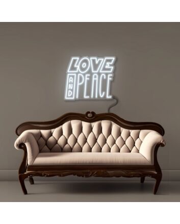 Love And Peace Neon Signs
