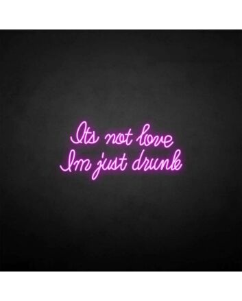 &#39;I'm drunk&#39; neon sign