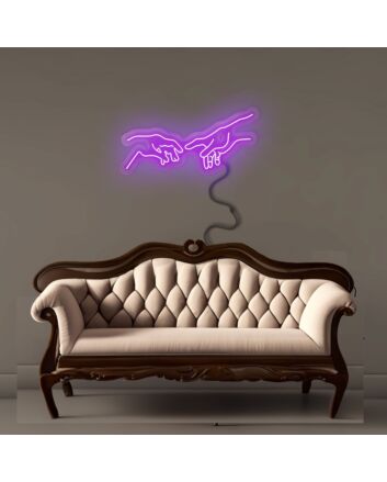 The Creation of Adam Neon Signs
