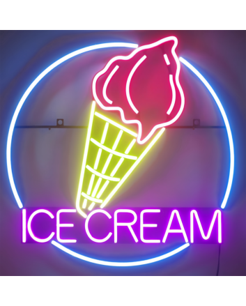 Customize Taste the Rainbow: Neon Ice Cream Cone