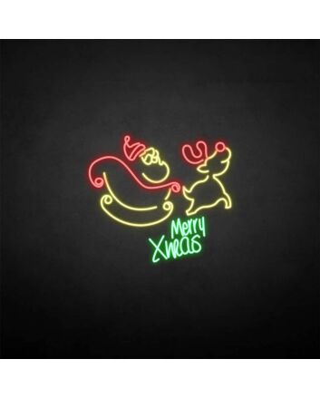 Merry x was&#39; neon sign