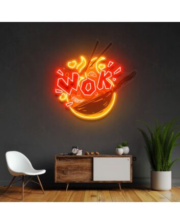 Wok Led Neon Acrylic Artwork