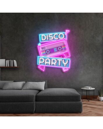 Disco Party Led Neon Acrylic Artwork