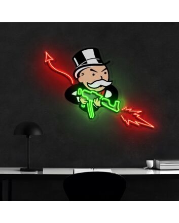 Shortcut To Wealth Neon X Acrylic Artwork