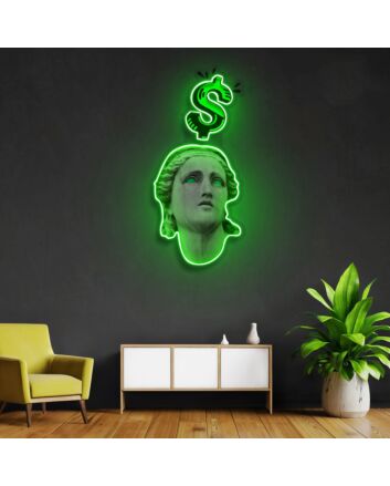 Eyes On The Prize Neon X Acrylic Artwork